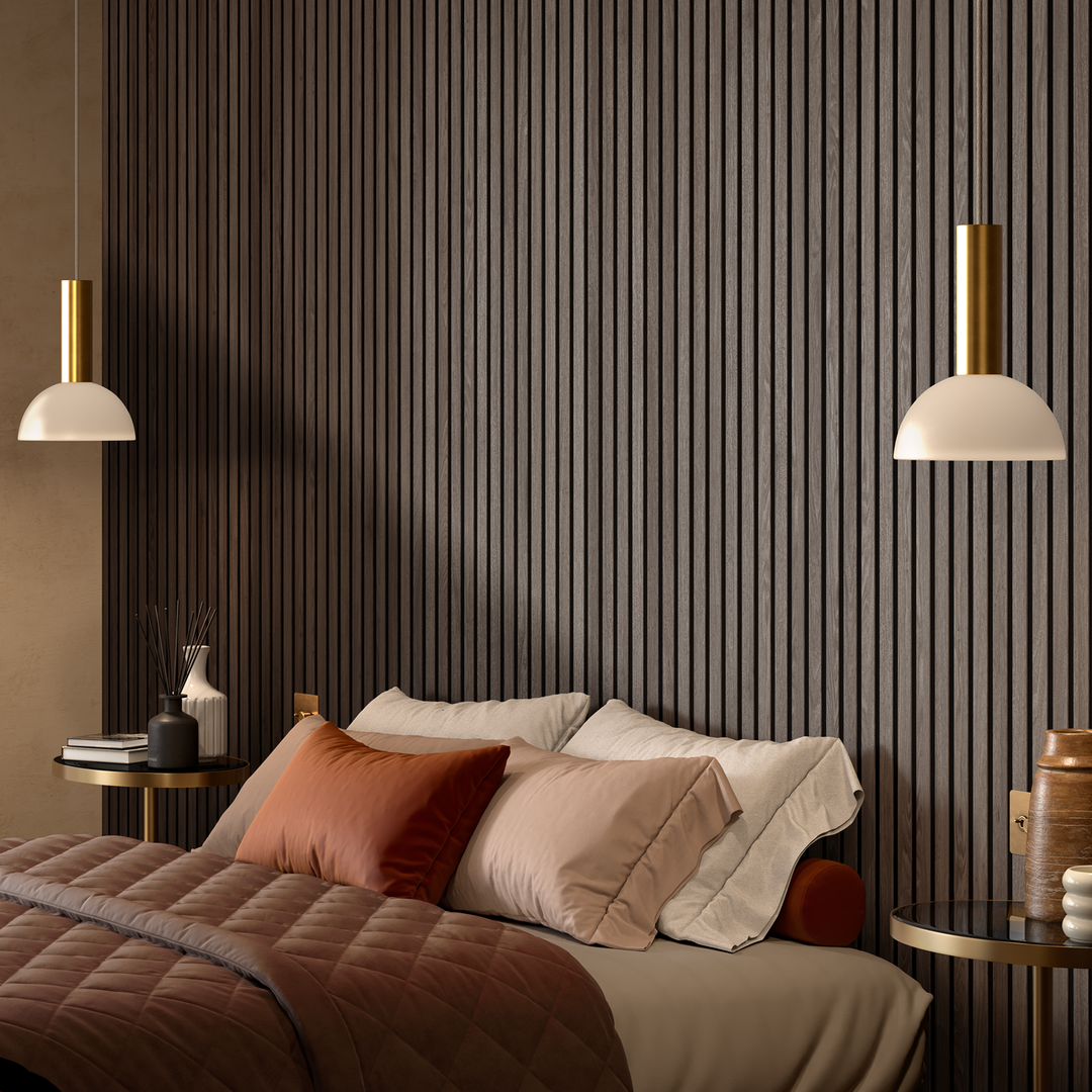 Tobacco Walnut Acoustic Panel 2400x600