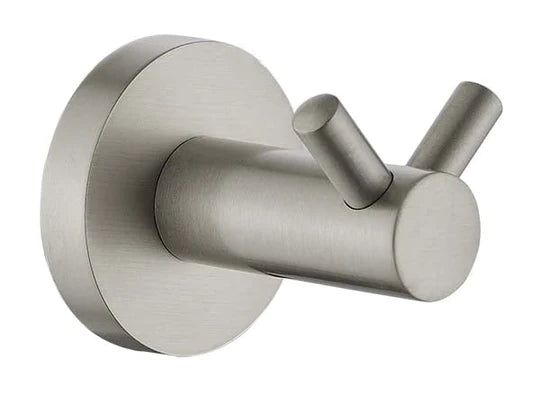 Ideal Double Robe Hook (Brushed Nickel) – Products Super Centre