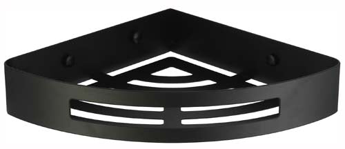 Universal Stainless Steel Corner Shelf (Black)