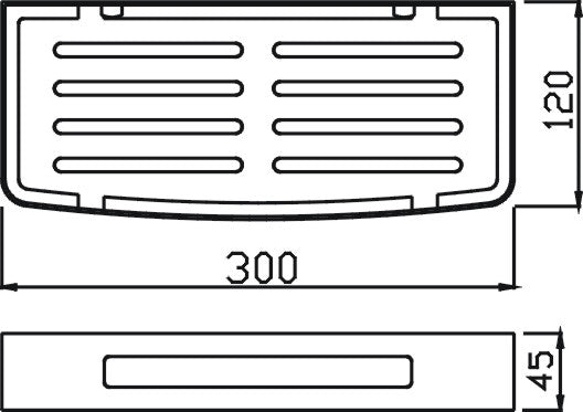 Universal Stainless Steel Shelf