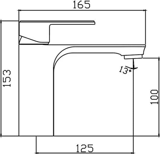 Bateau Basin Mixer (Brushed Nickel)