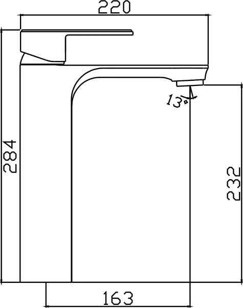 Bateau High Basin Mixer