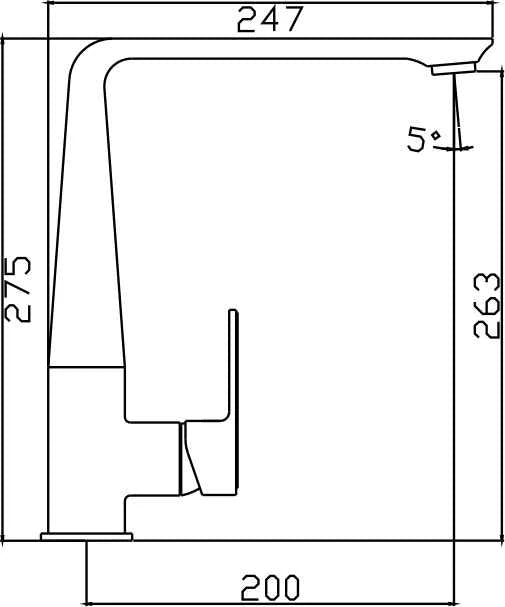 Bateau Sink Mixer (Brushed Nickel)