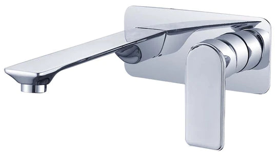 Bateau Wall Mixer With Outlet