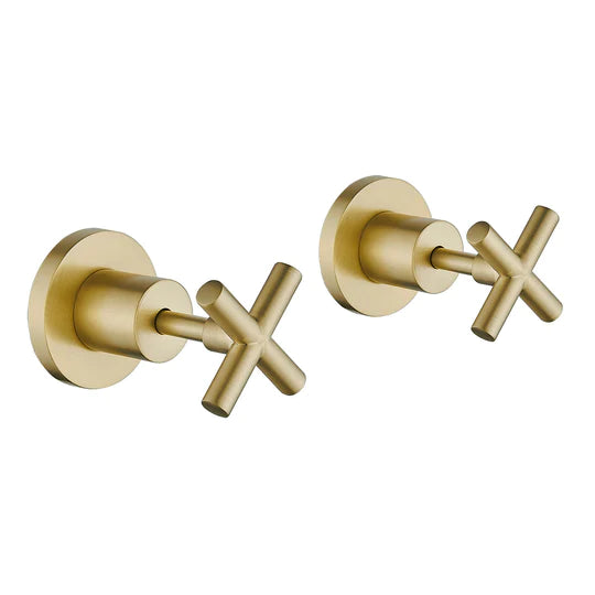 Cross Wall Top Assemblies (Brushed Gold)