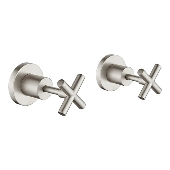 Cross Wall Top Assemblies (Brushed Nickel)