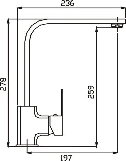 Elegant Sink Mixer (Black)