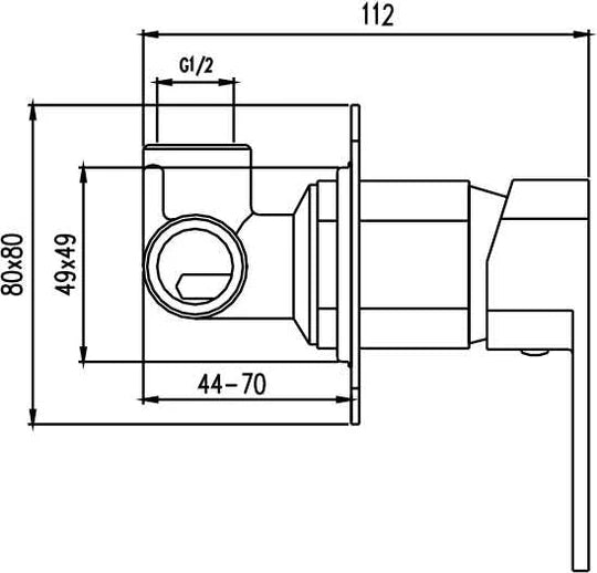 Elegant Wall Mixer