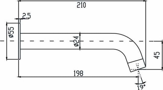 Ideal Bath Outlet (Brushed Nickel)