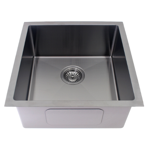 Coloured Single Bowl Sink 45x45 (Gunmetal)