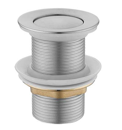 Push Plug Waste 32mm (Brushed Nickel)