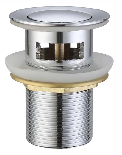 Push Plug Waste With Overflow 32mm