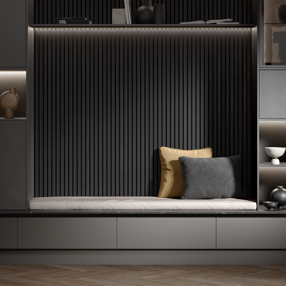 Black Oak Acoustic Panel 2400x600